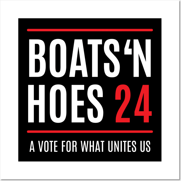 Boats And Hoes Wall Art by graphictone